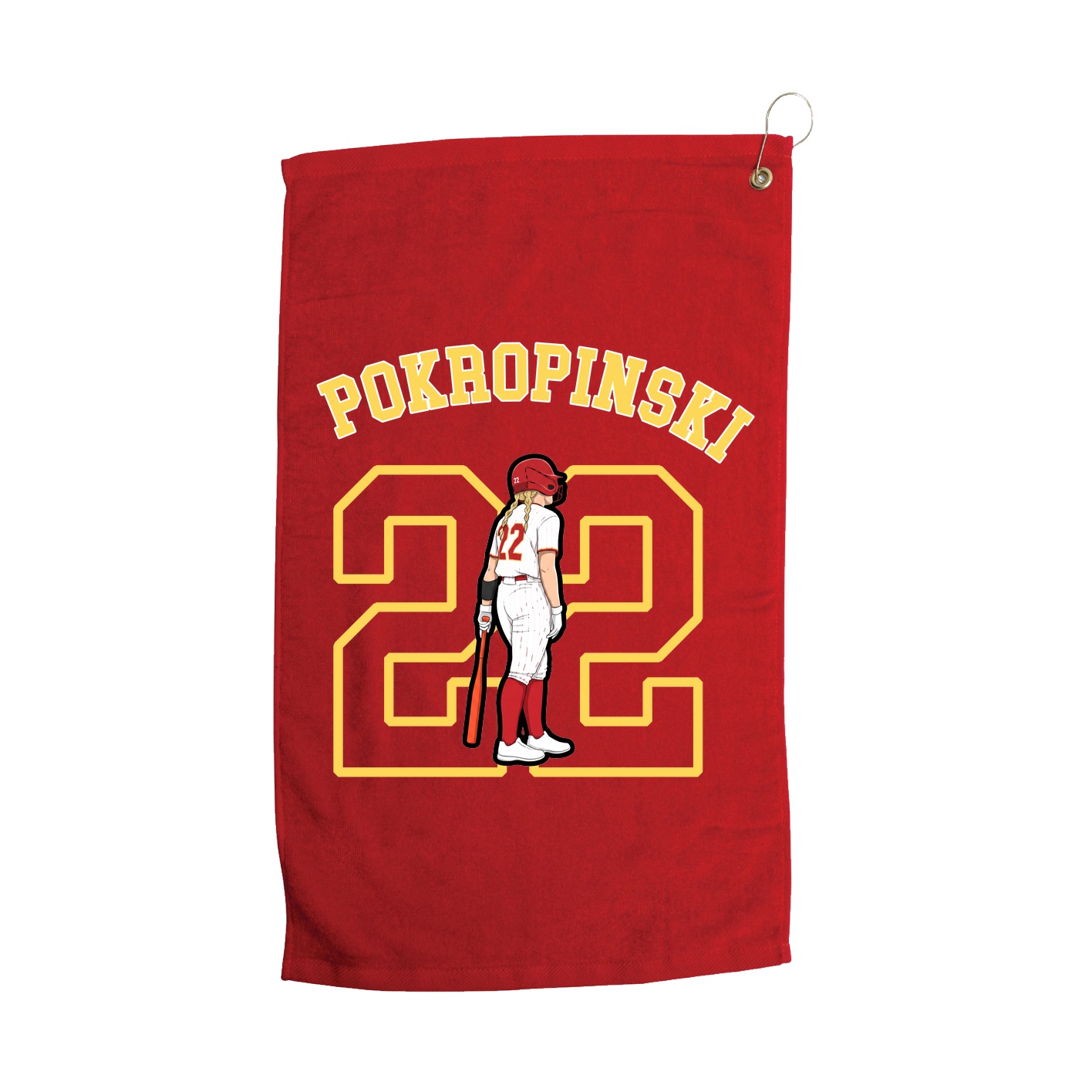 Golf Towel — Shirsey Arch in Red
