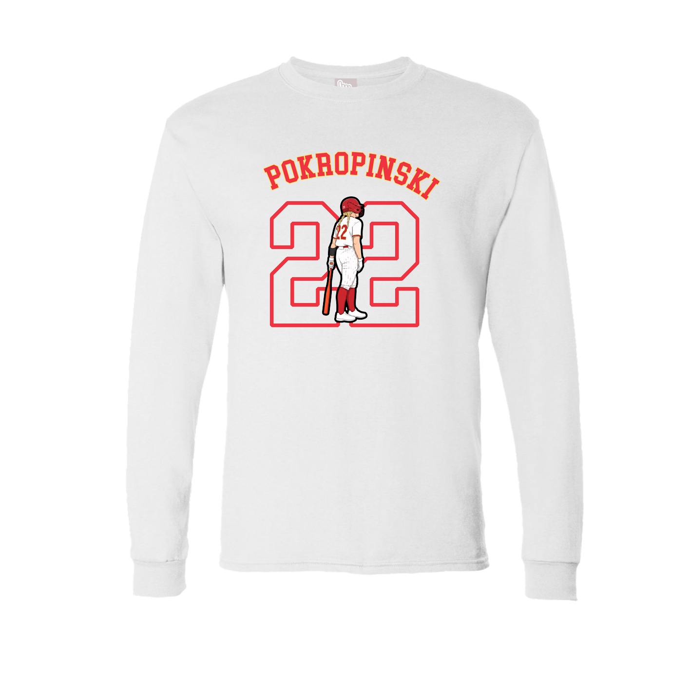 Long Sleeve Tee — Shirsey Arch in White
