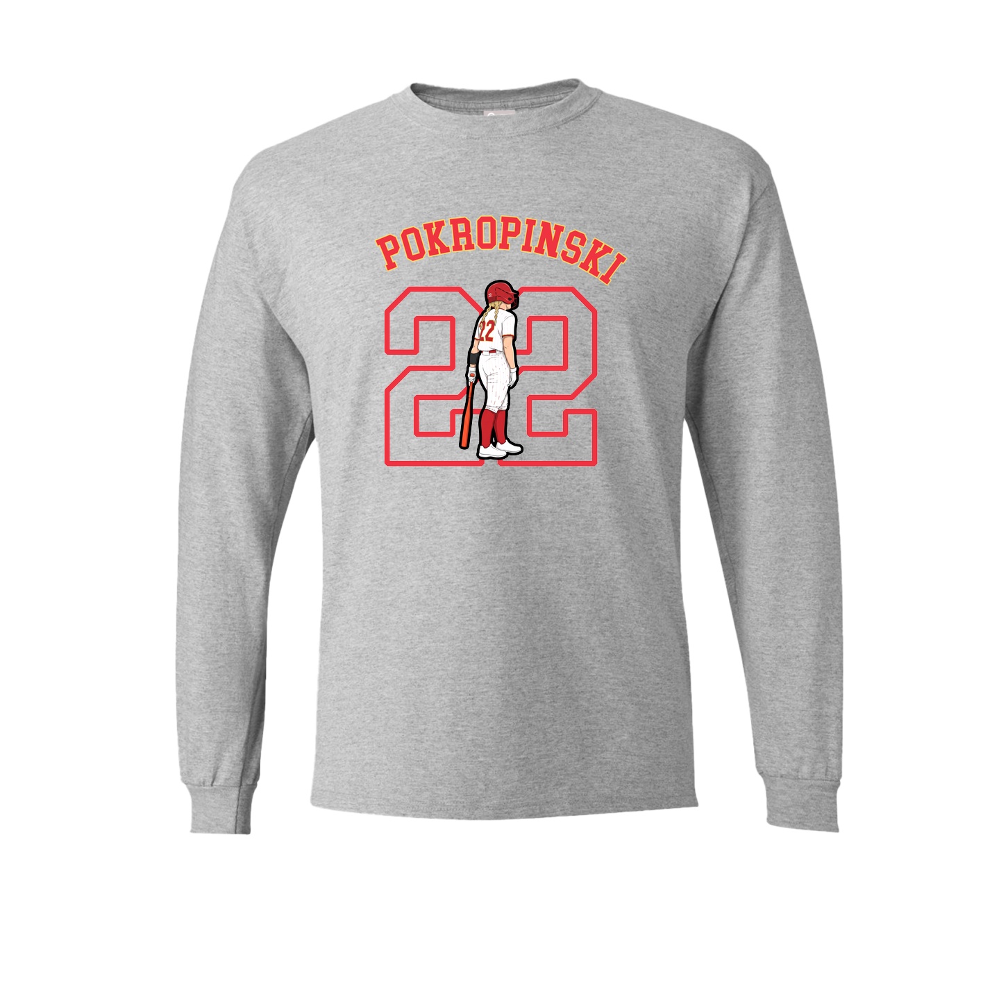 Long Sleeve Tee — Shirsey Arch in Grey