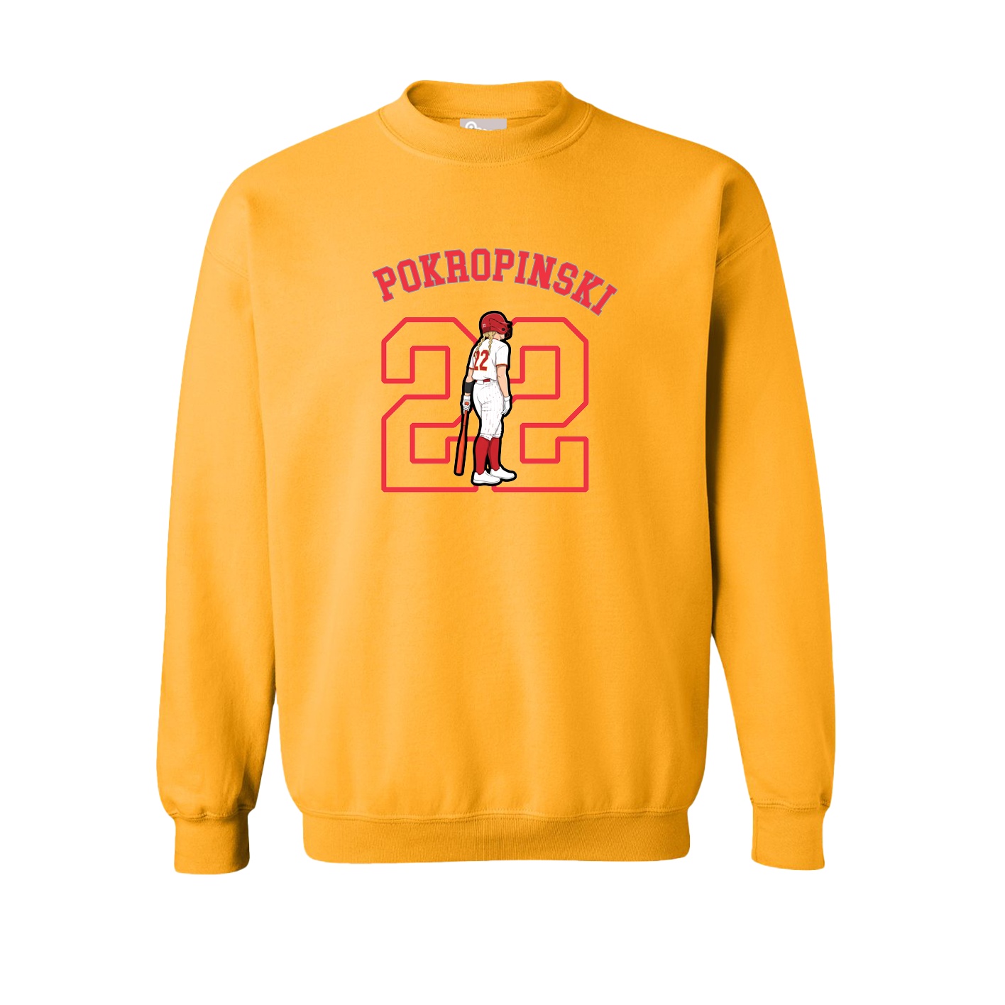 Fleece Crew — Shirsey Arch in Gold