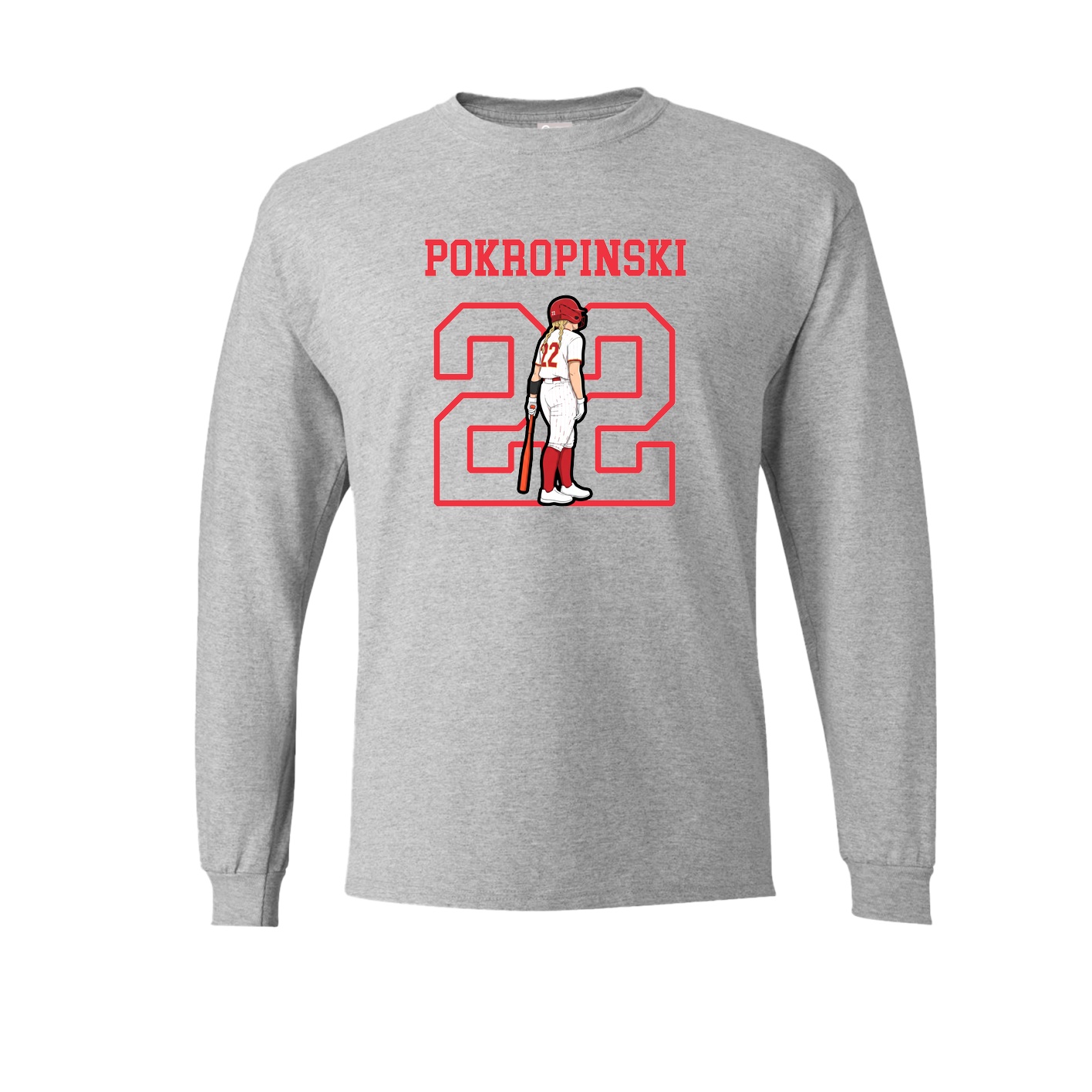 Long Sleeve Tee — Shirsey in Grey