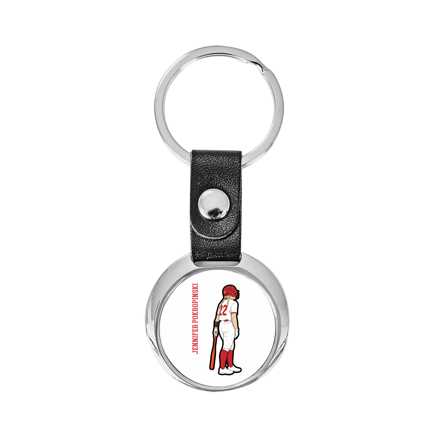 Key Chain — Name Vertical in Classic
