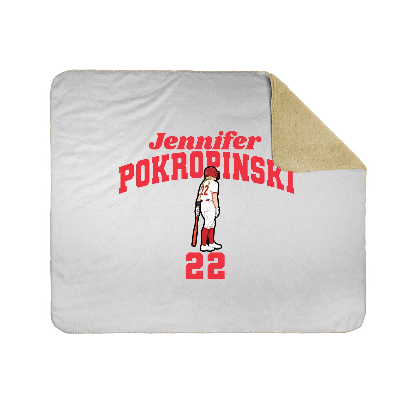 Throw Blanket — Signature Arch in White