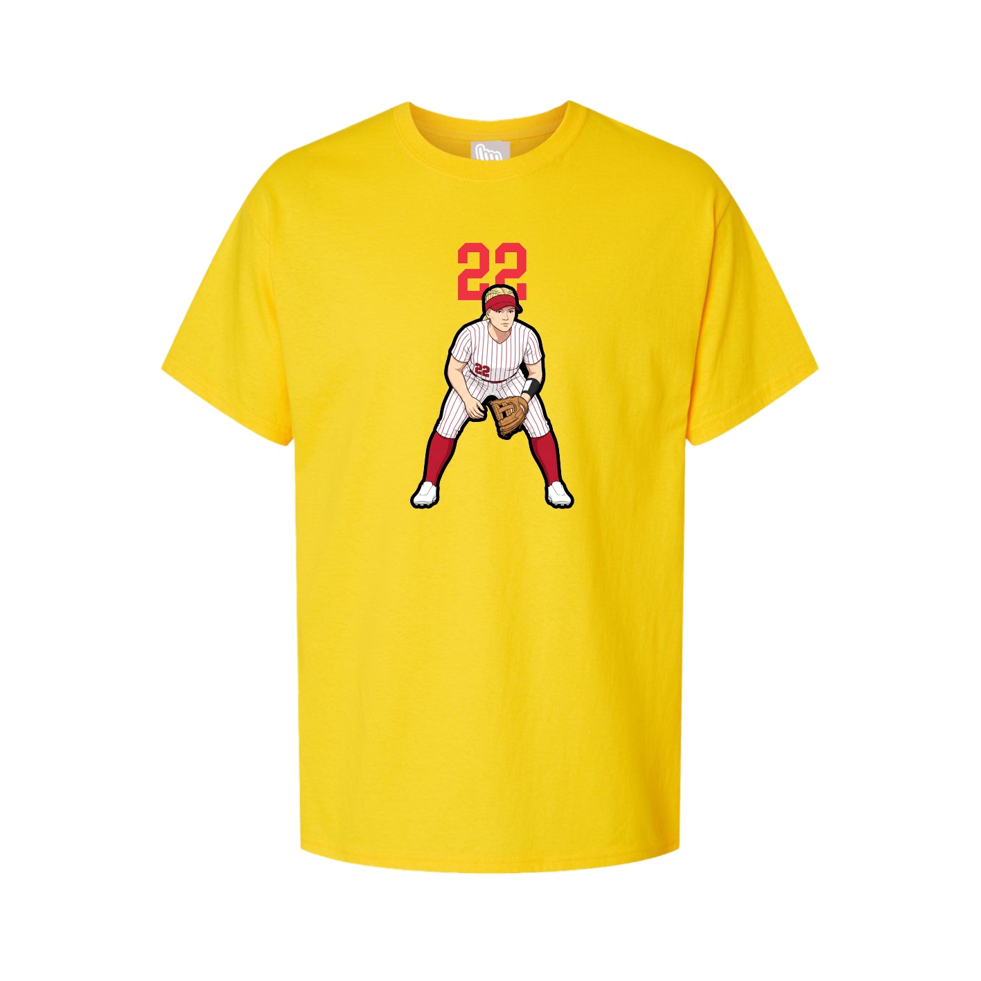 Tee — Number Top in Gold