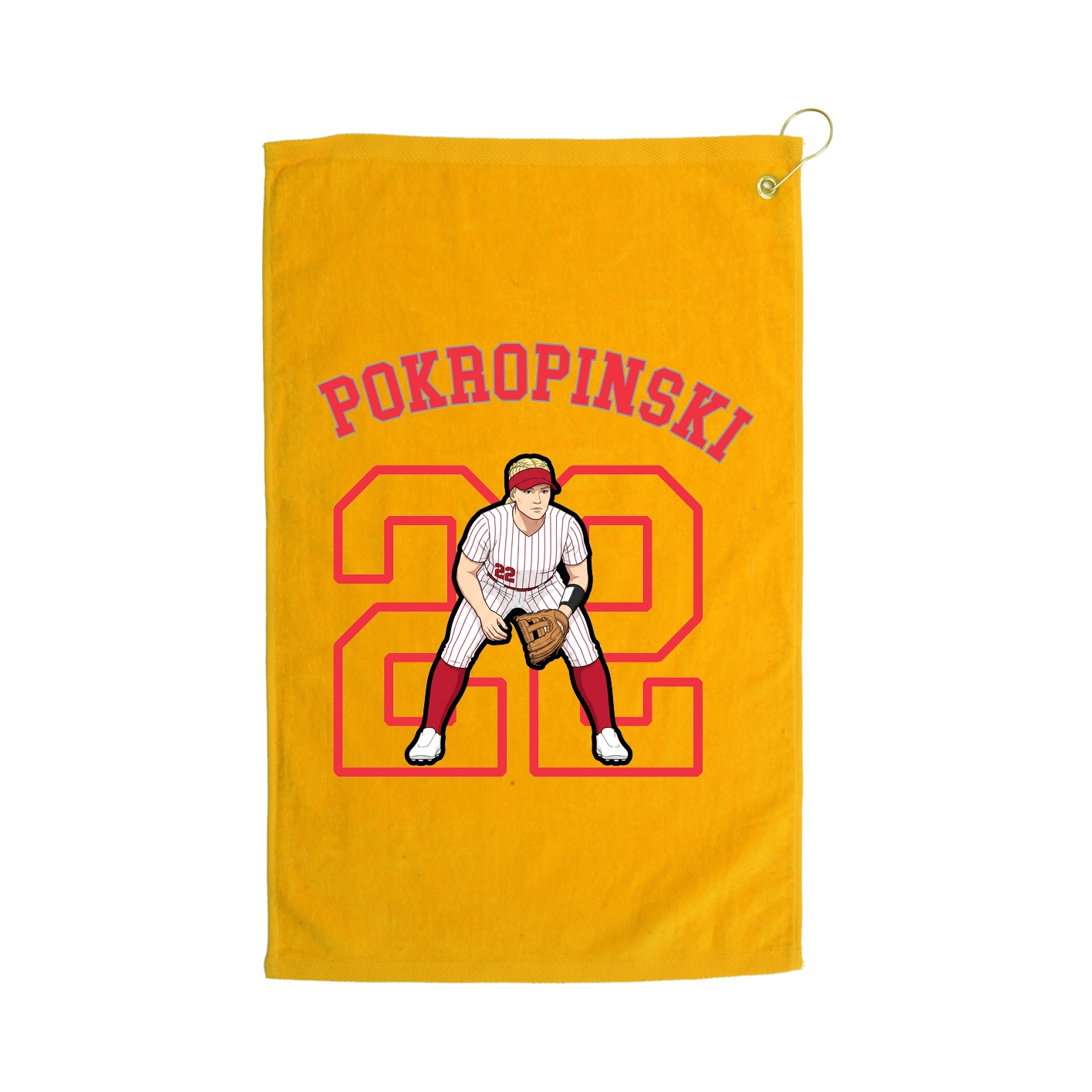 Golf Towel — Shirsey Arch in Gold