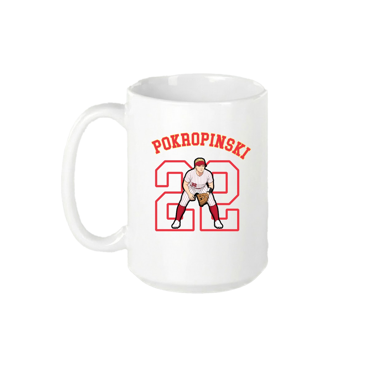 15oz Coffee Mug — Shirsey Arch in White
