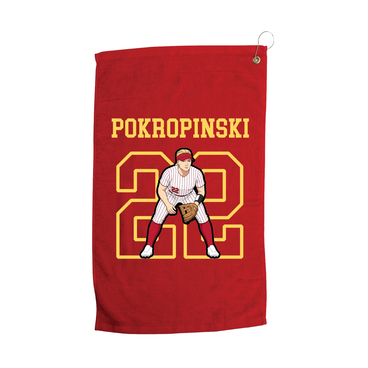 Golf Towel — Shirsey in Red
