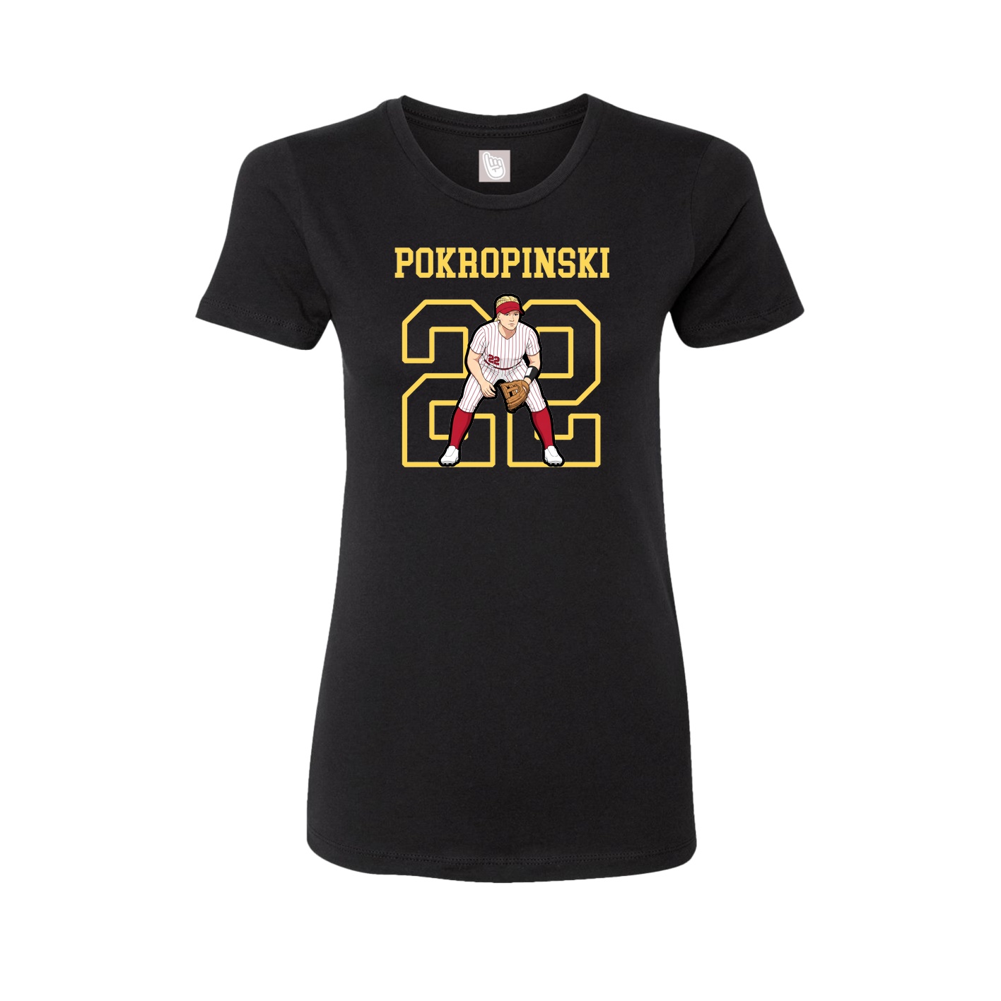 Fitted Women's Tee — Shirsey in Black