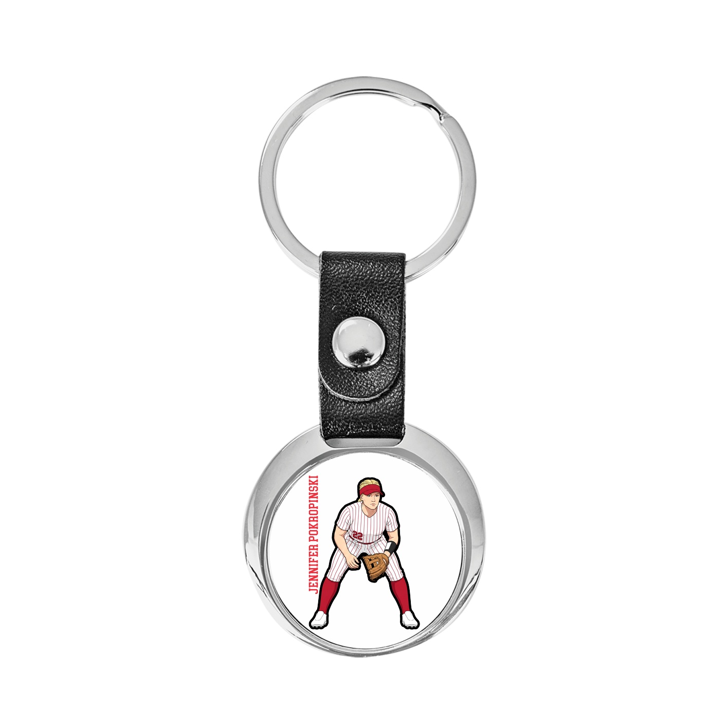 Key Chain — Name Vertical in Classic