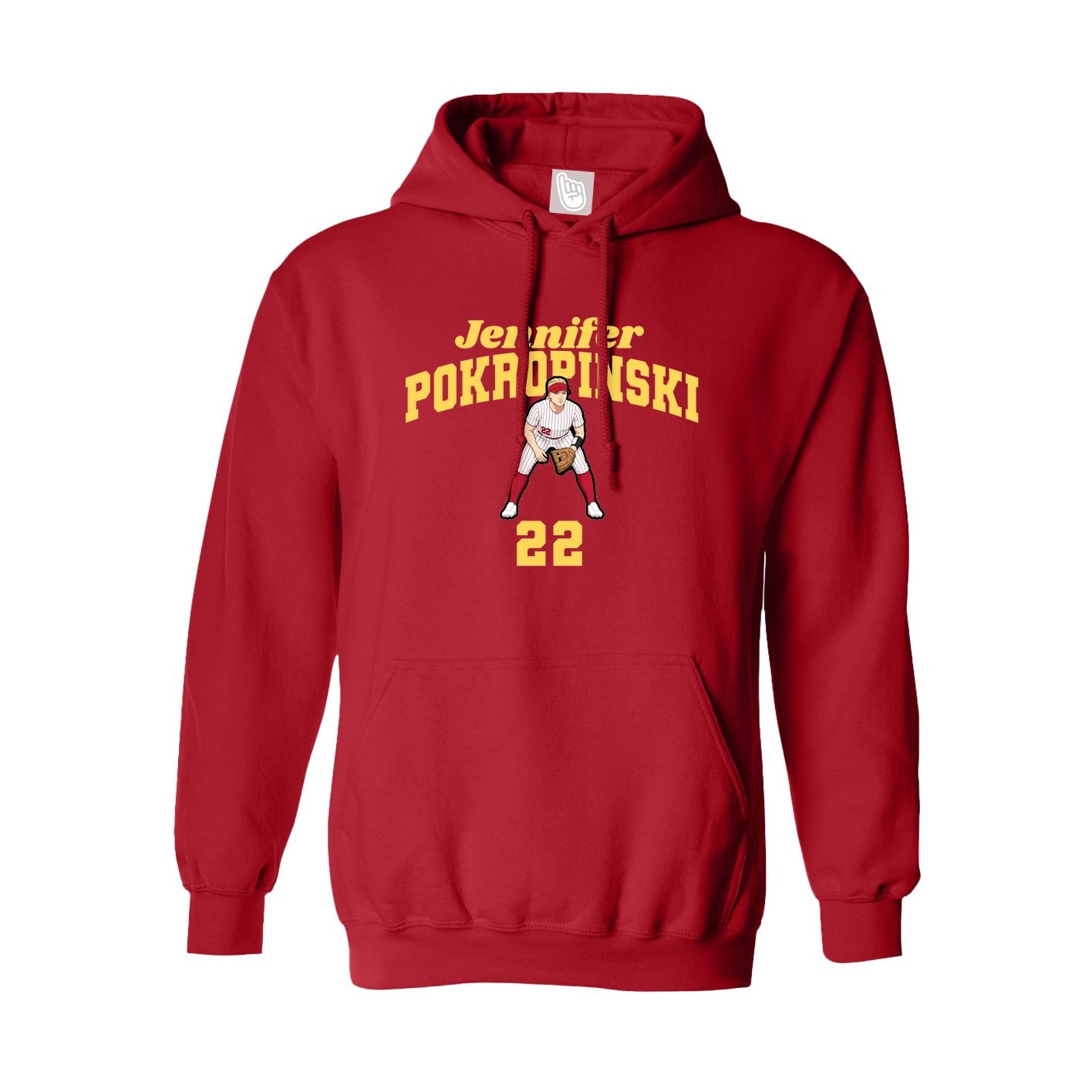 Hoodie — Signature Arch in Red