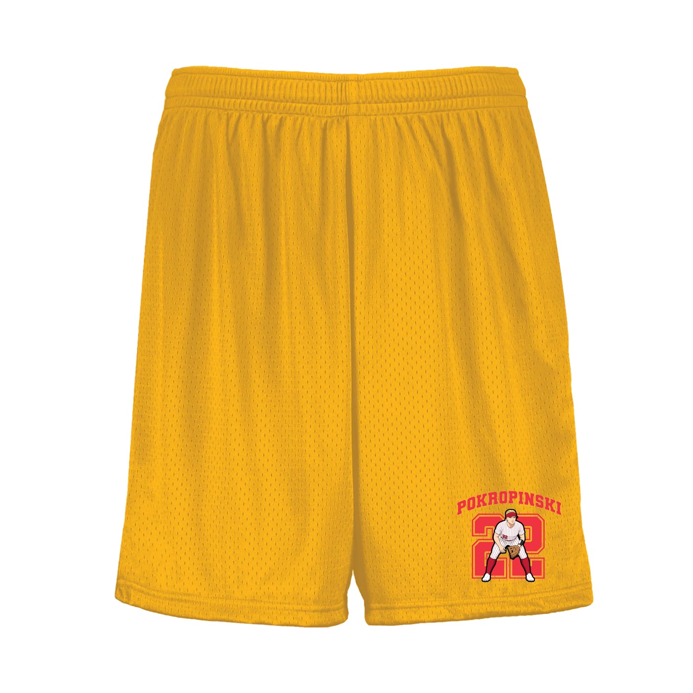 Shorts — Number in Gold