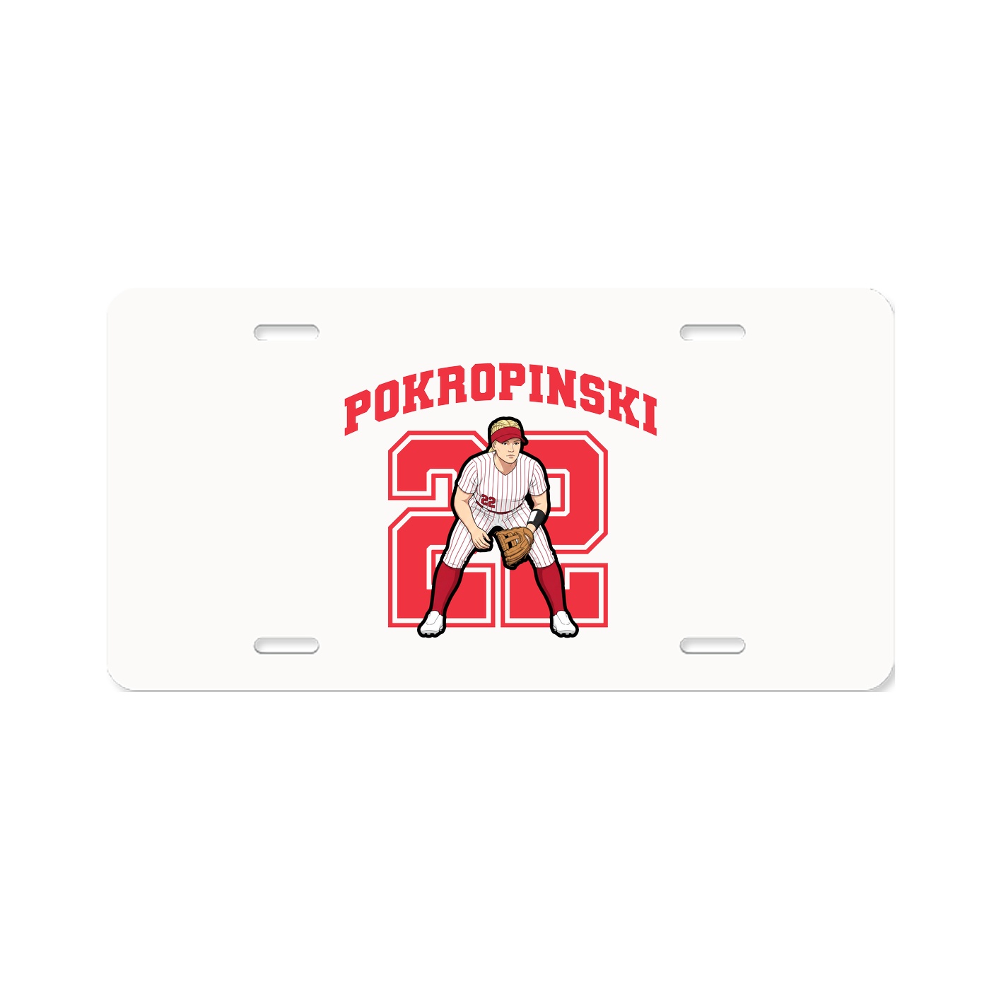 License Plate — Number in Classic