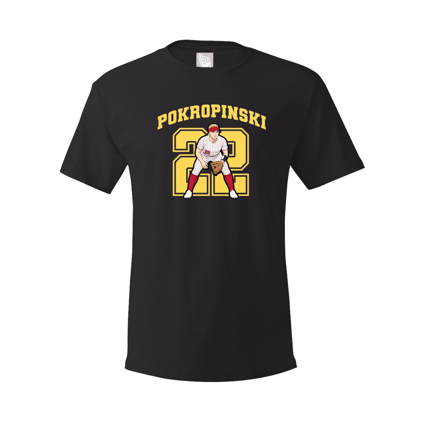 Youth Tee — Number in Black