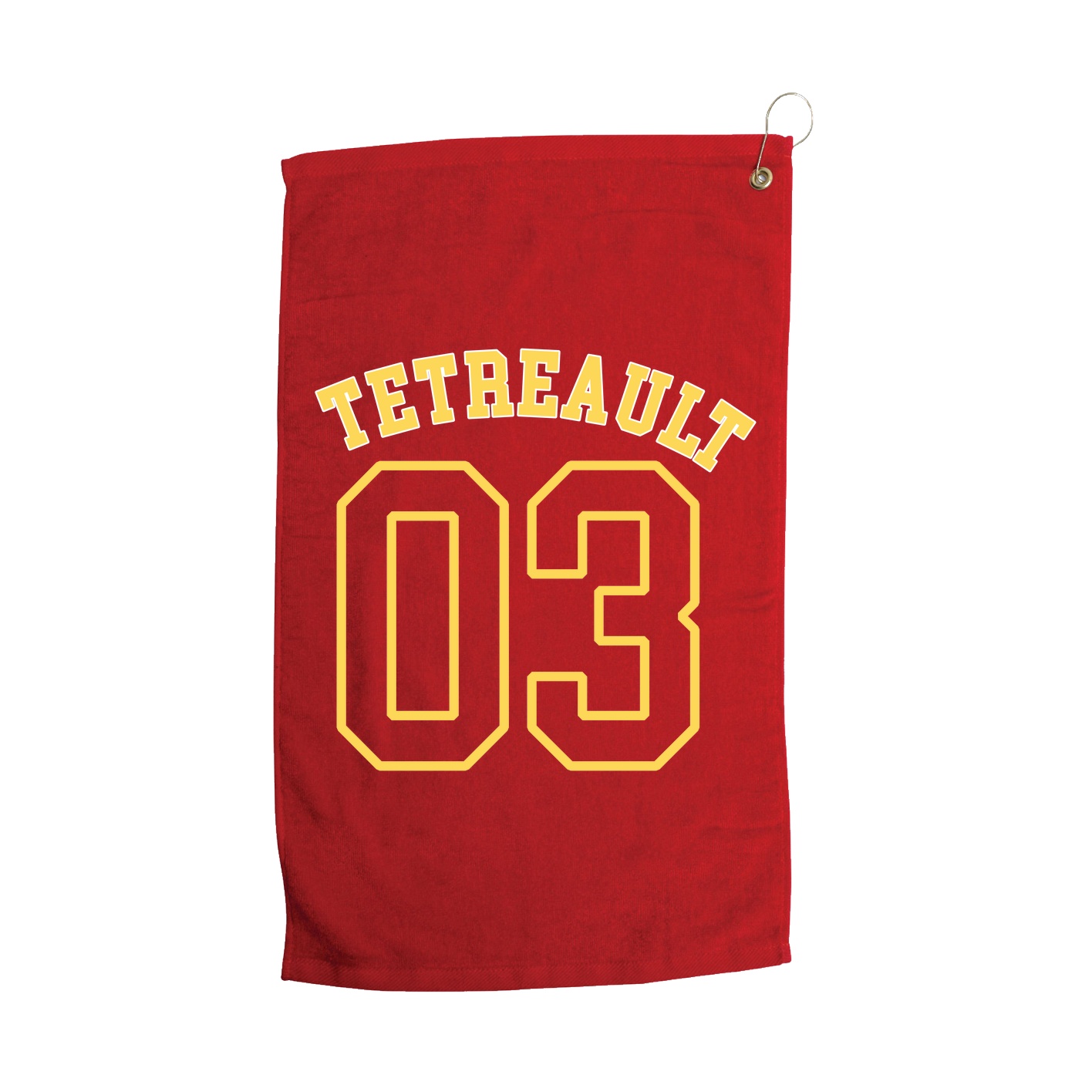 Golf Towel — Shirsey Arch in Red