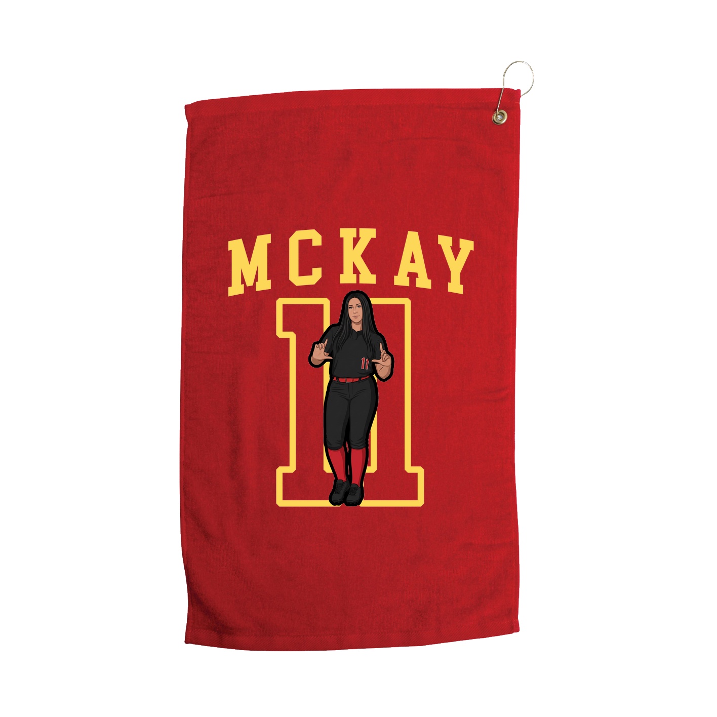 Golf Towel — Shirsey in Red