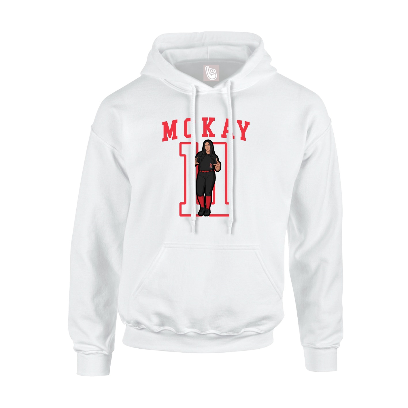 Youth Hoodie — Shirsey in White