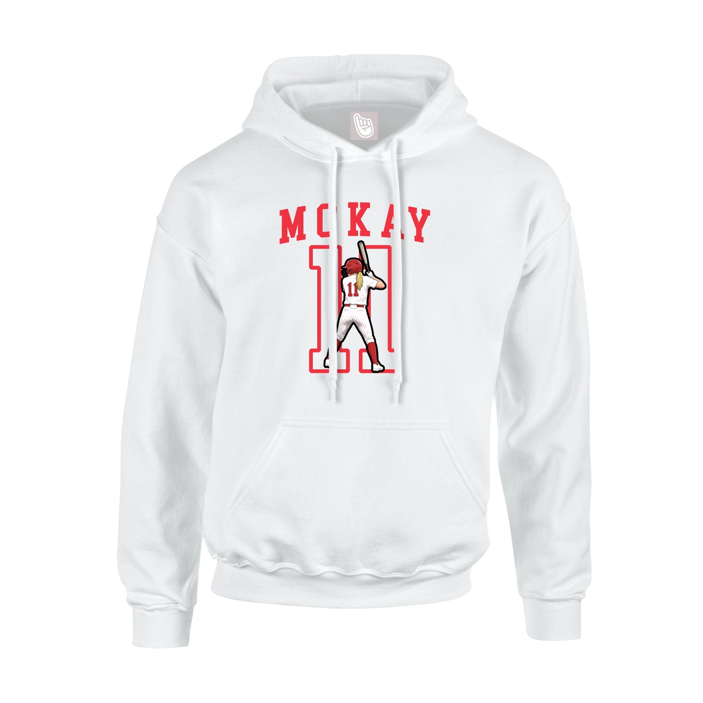 Hoodie — Shirsey in White
