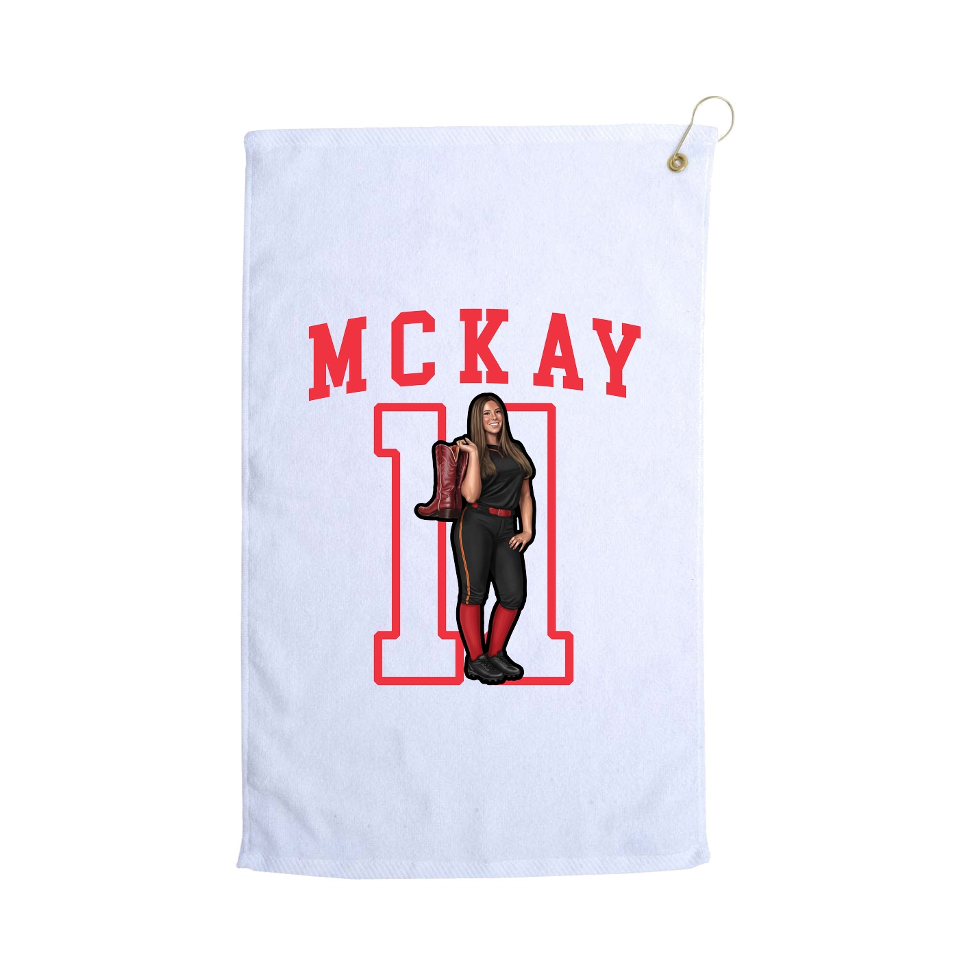 Golf Towel — Shirsey in White