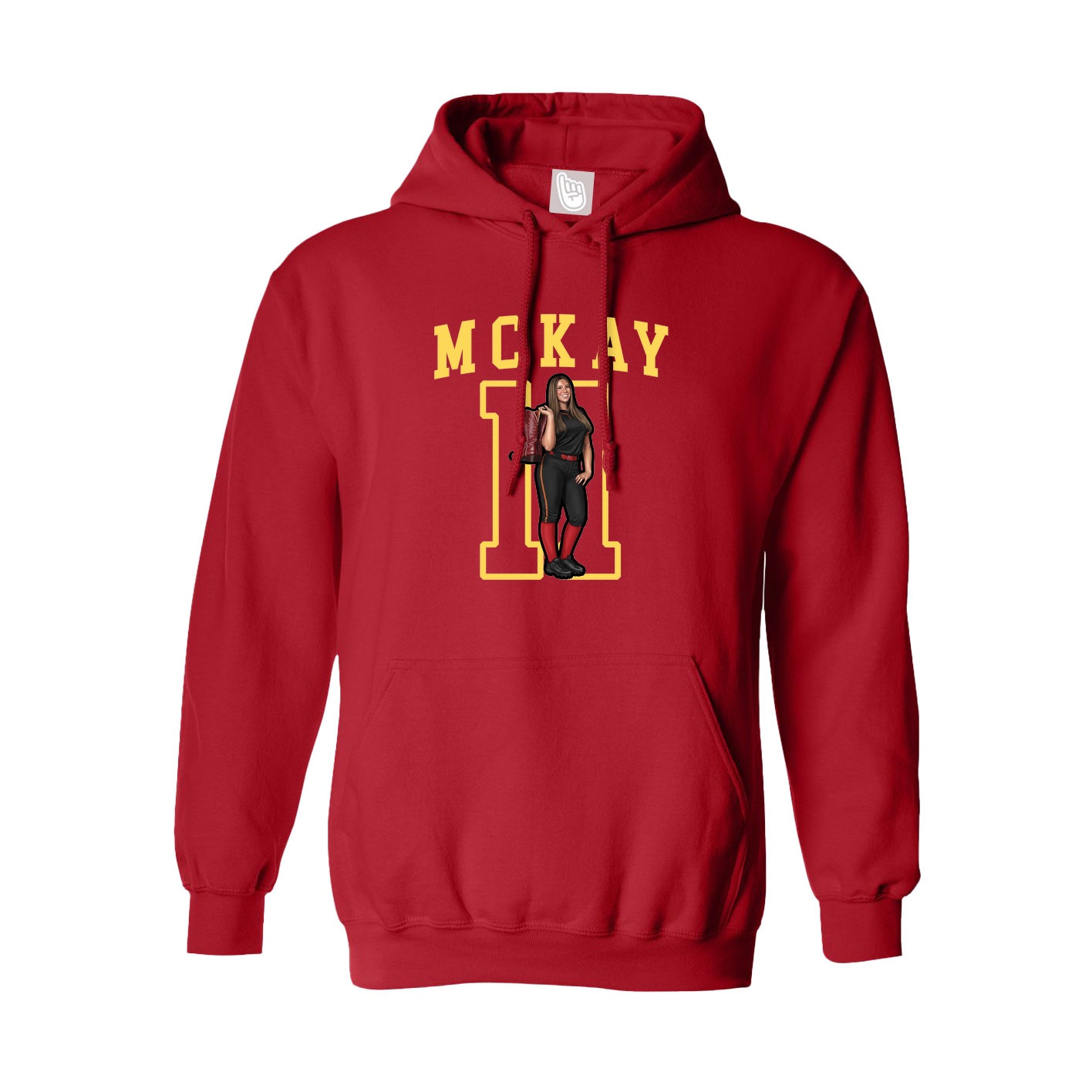 Hoodie — Shirsey in Red