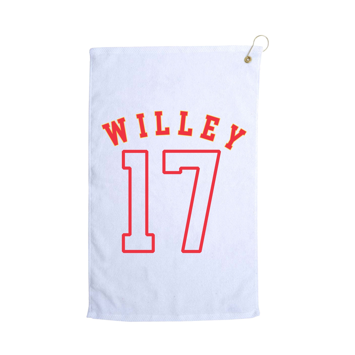 Golf Towel — Shirsey Arch in White