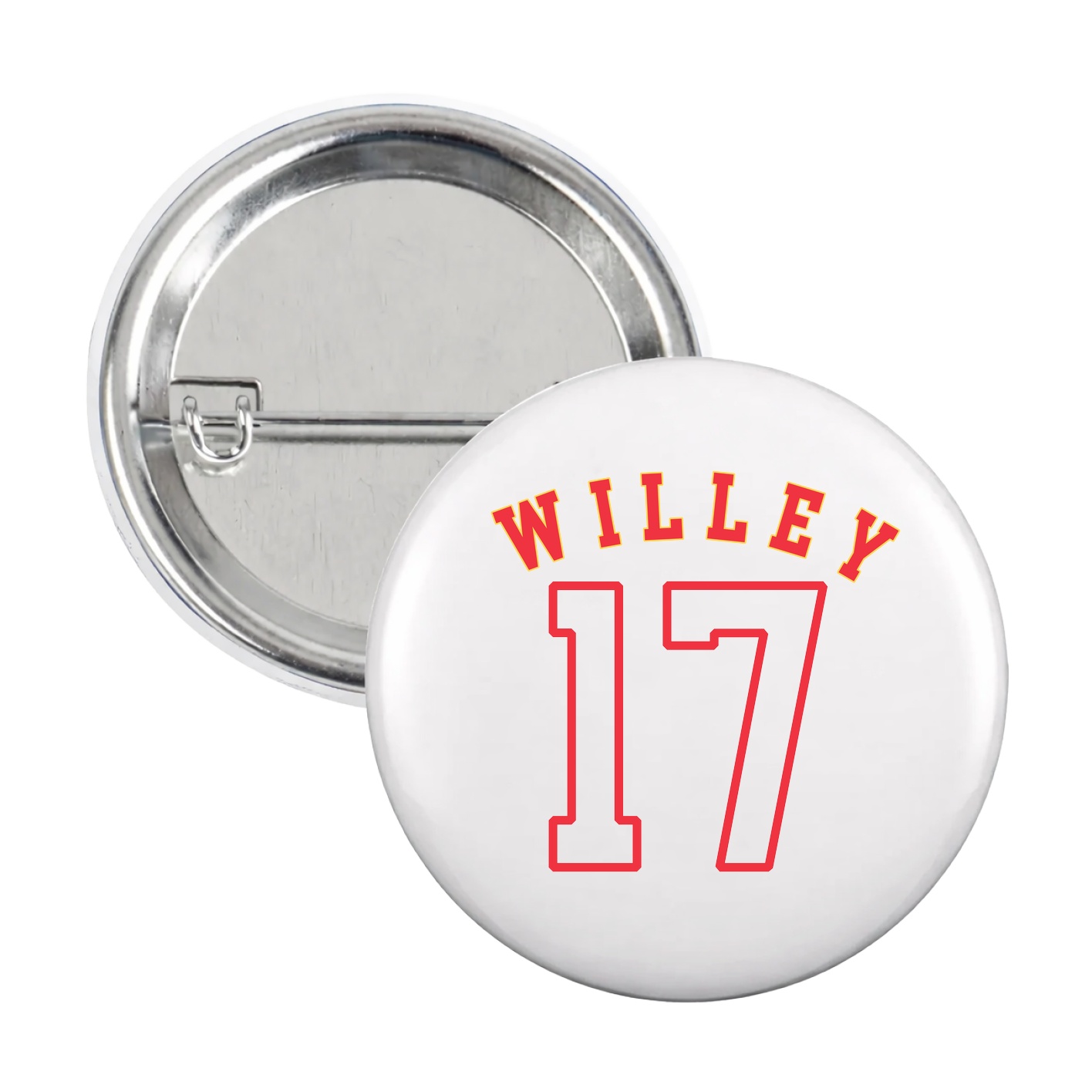 Game Day Button — Shirsey Arch in White