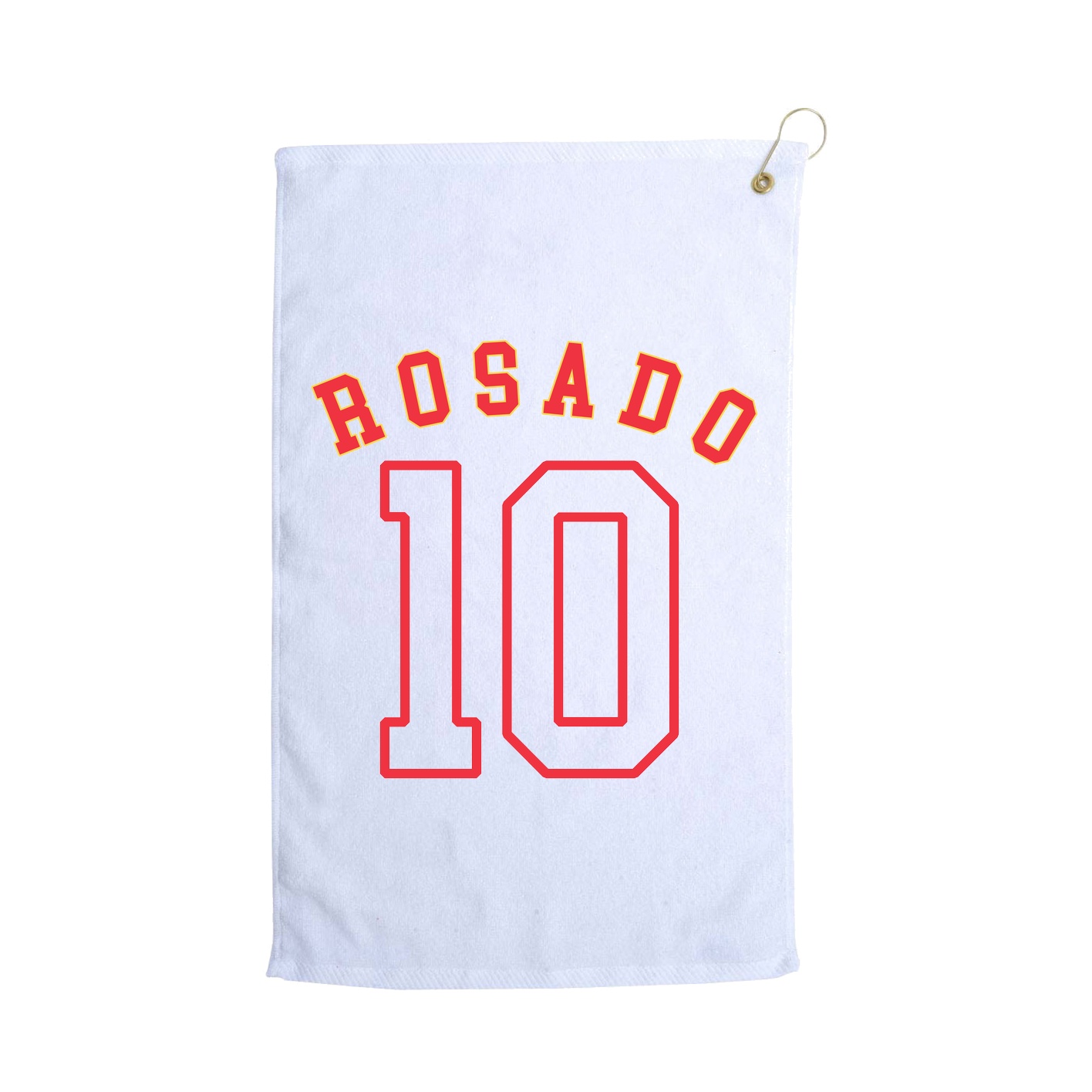 Golf Towel — Shirsey Arch in White