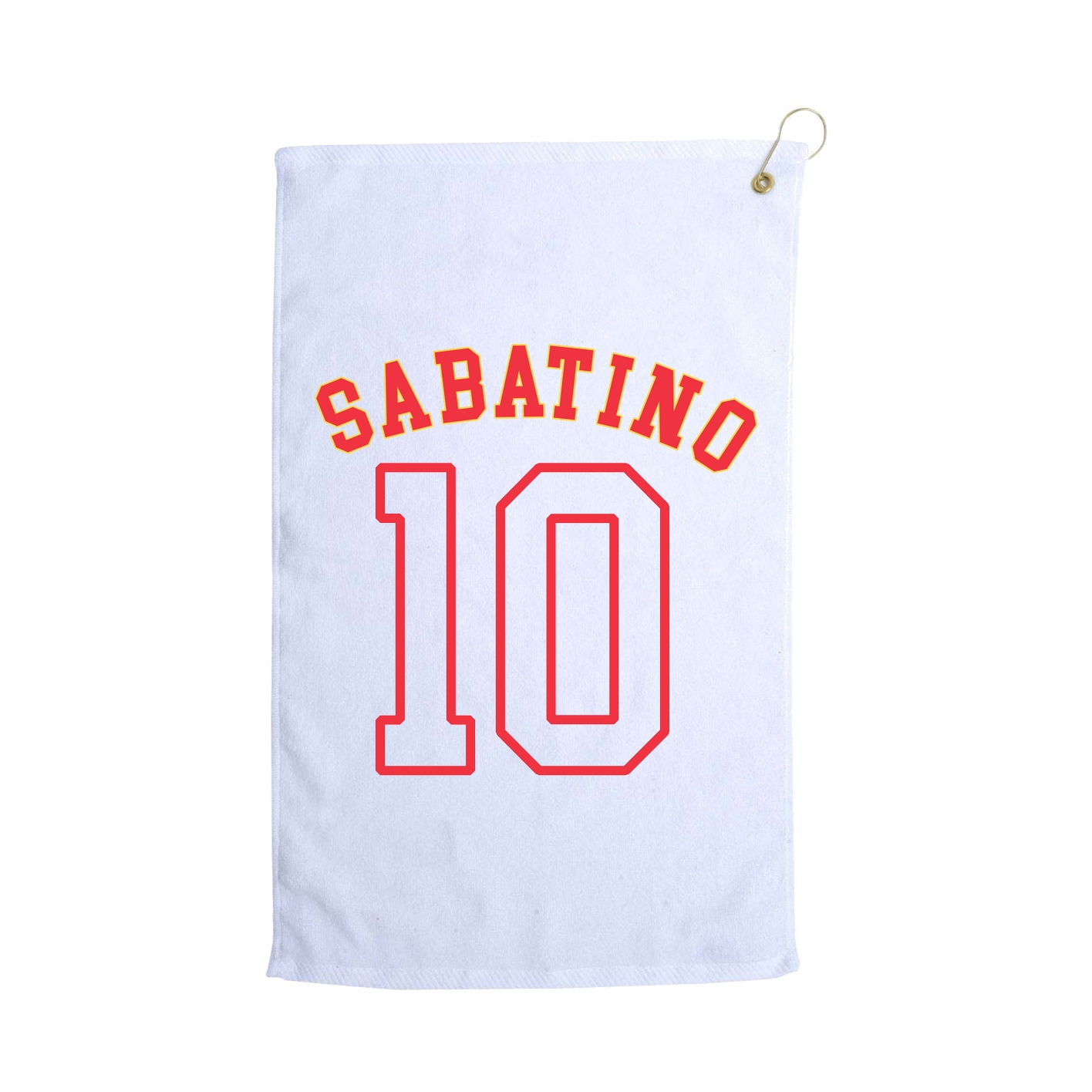 Golf Towel — Shirsey Arch in White