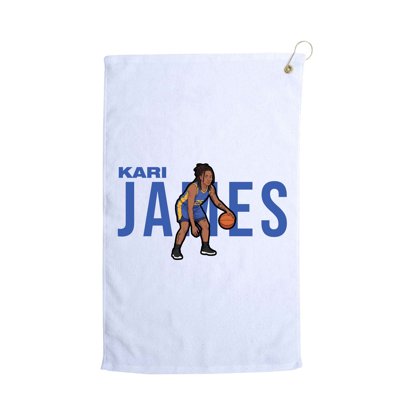 Golf Towel — Player Name in White