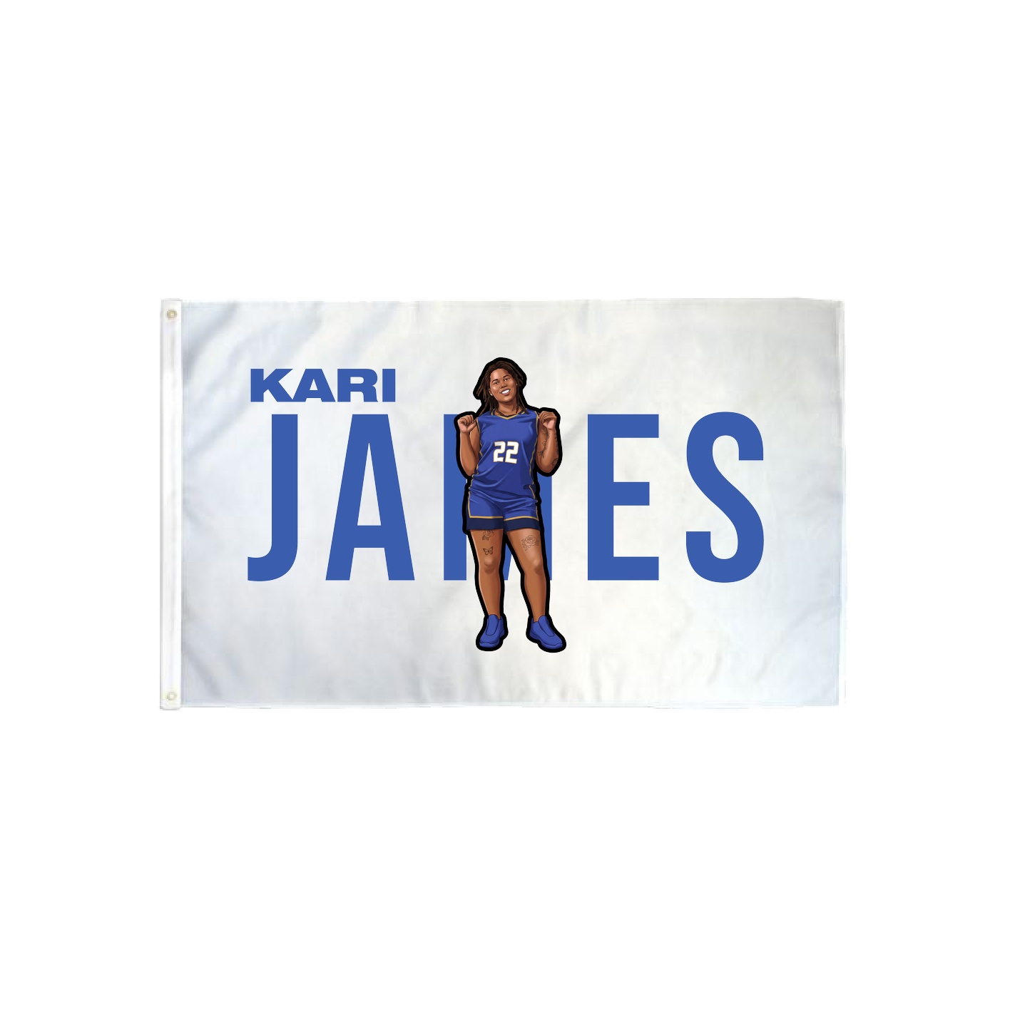 3x5 Flag — Player Name in Classic