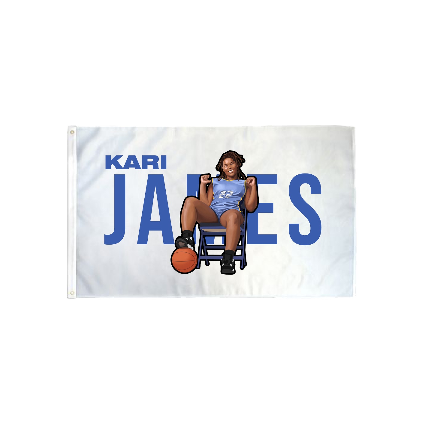 3x5 Flag — Player Name in Classic