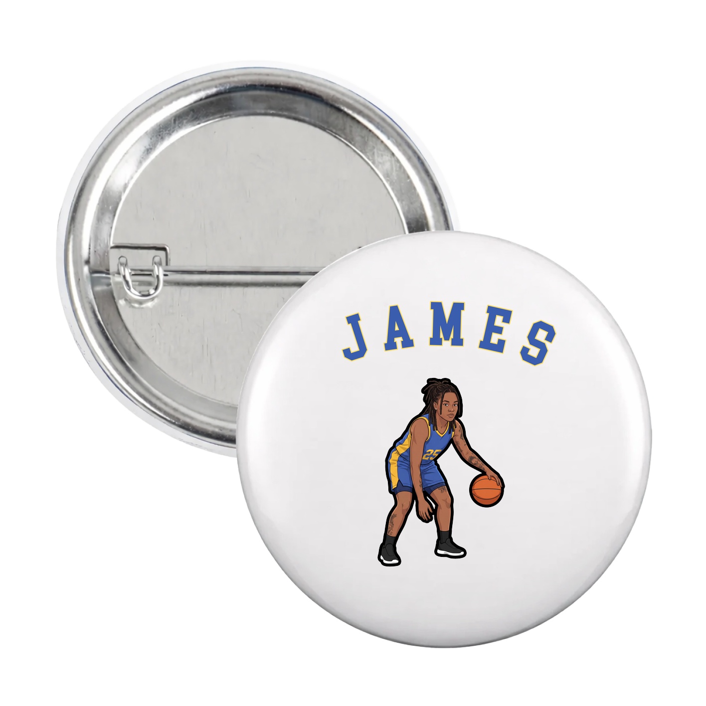 Game Day Button — Shirsey Arch in White