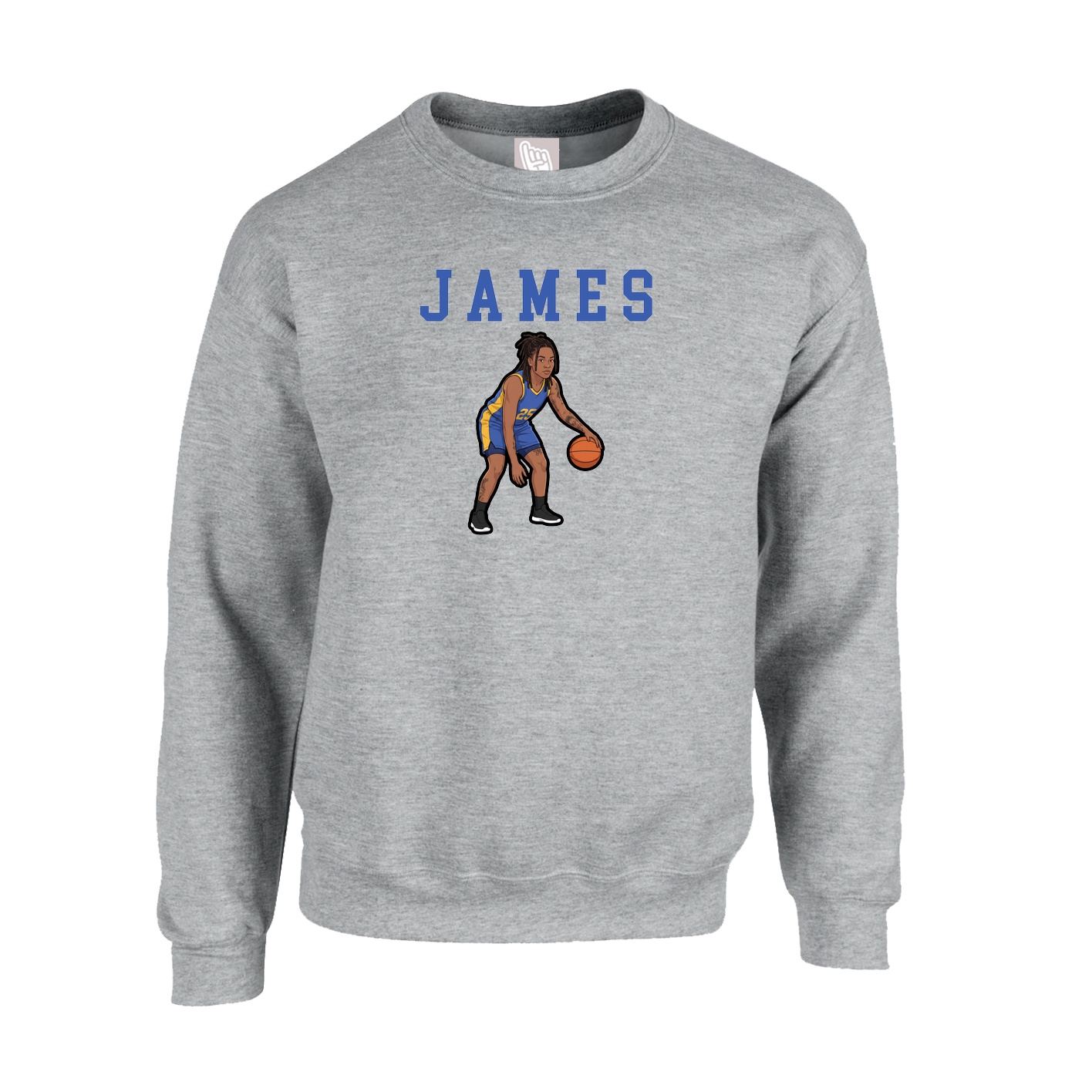 Fleece Crew — Shirsey in Grey