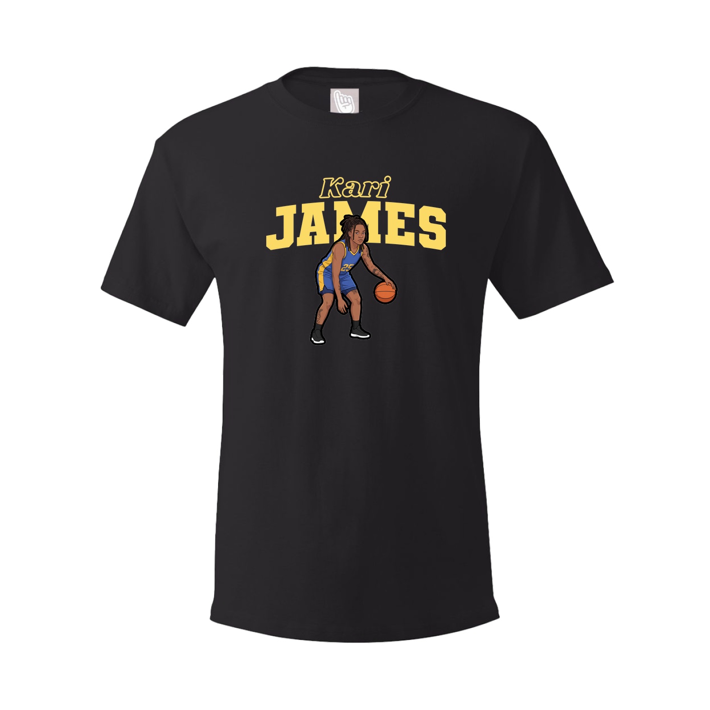 Youth Tee — Name Arch in Black