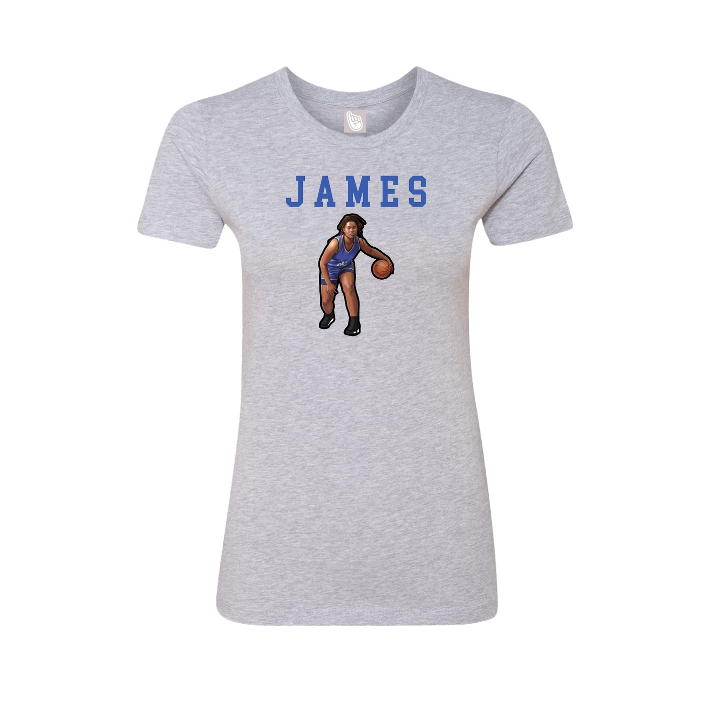 Fitted Women's Tee — Shirsey in Grey