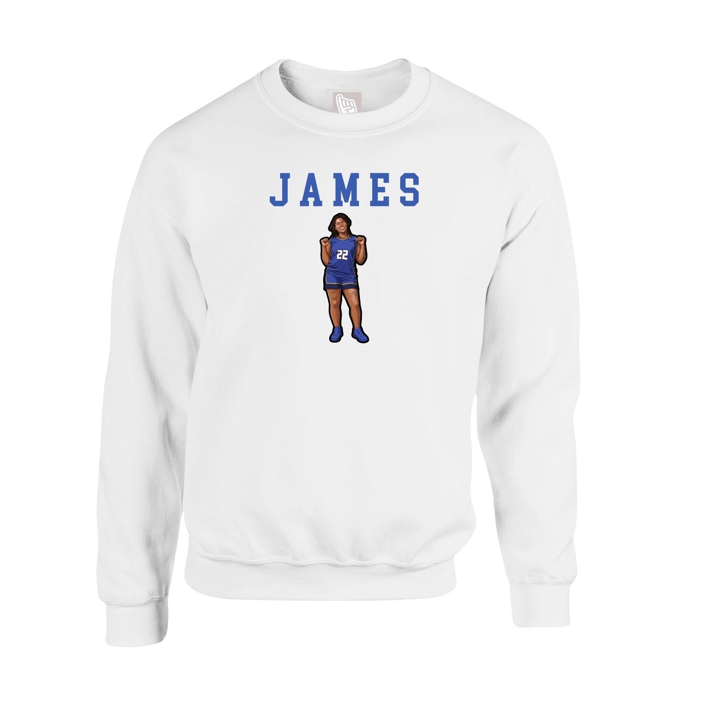 Fleece Crew — Shirsey in White