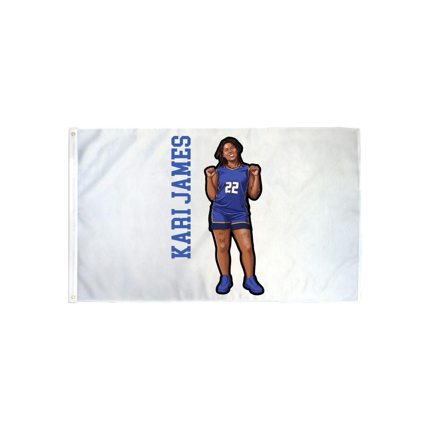 3x5 Flag — Name Vertical in Classic