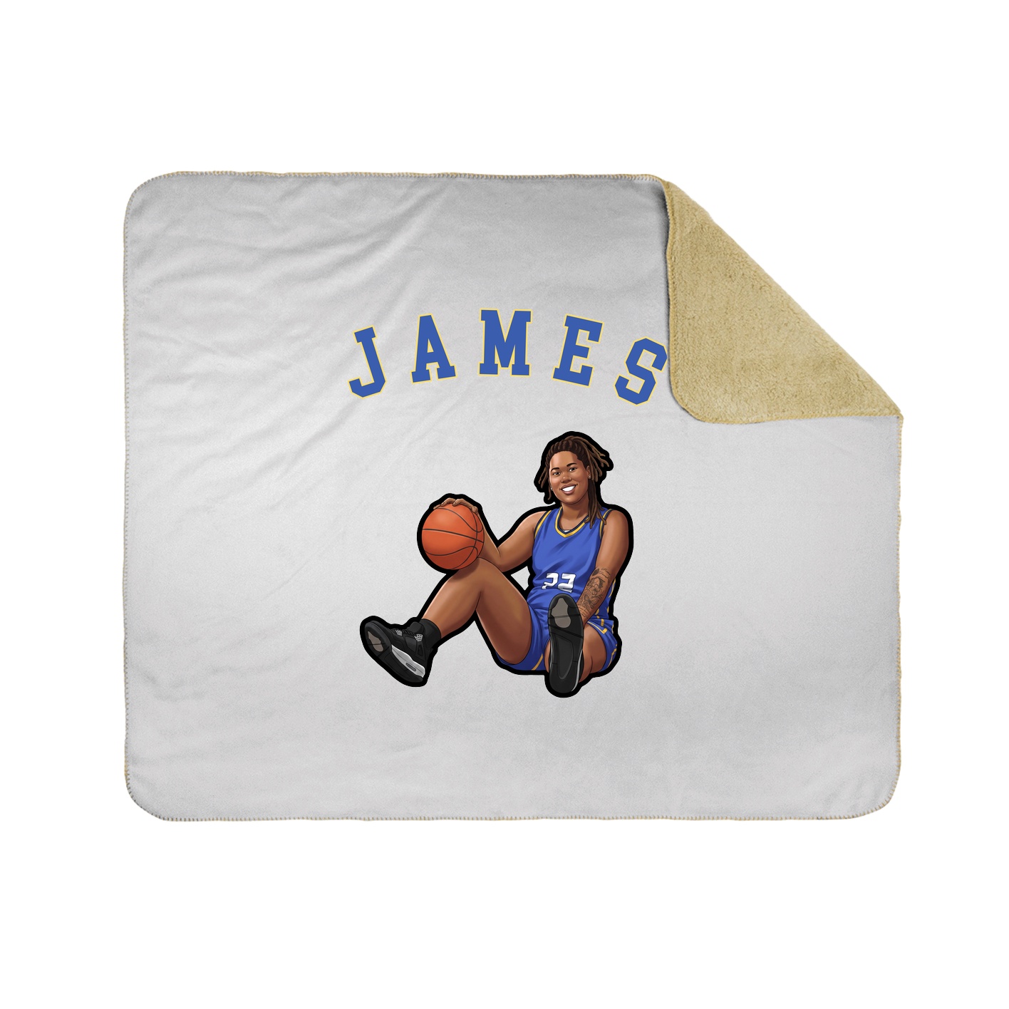 Throw Blanket — Shirsey Arch in White