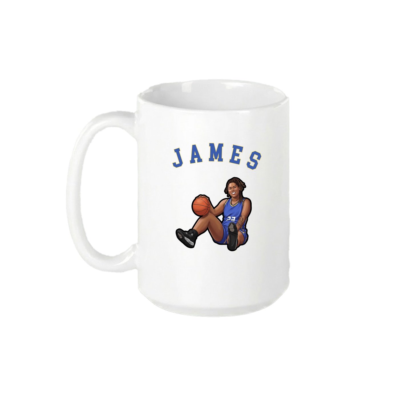 15oz Coffee Mug — Shirsey Arch in White