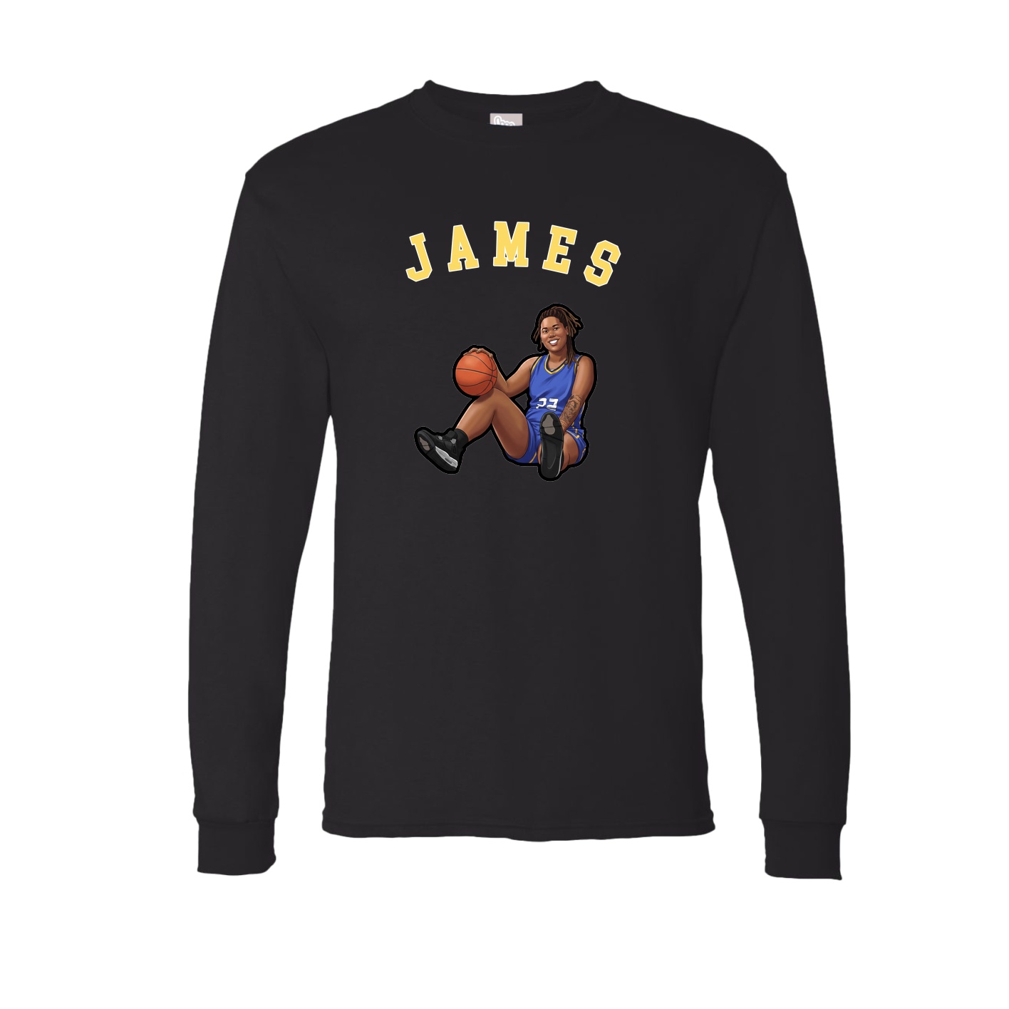 Long Sleeve Tee — Shirsey Arch in Black