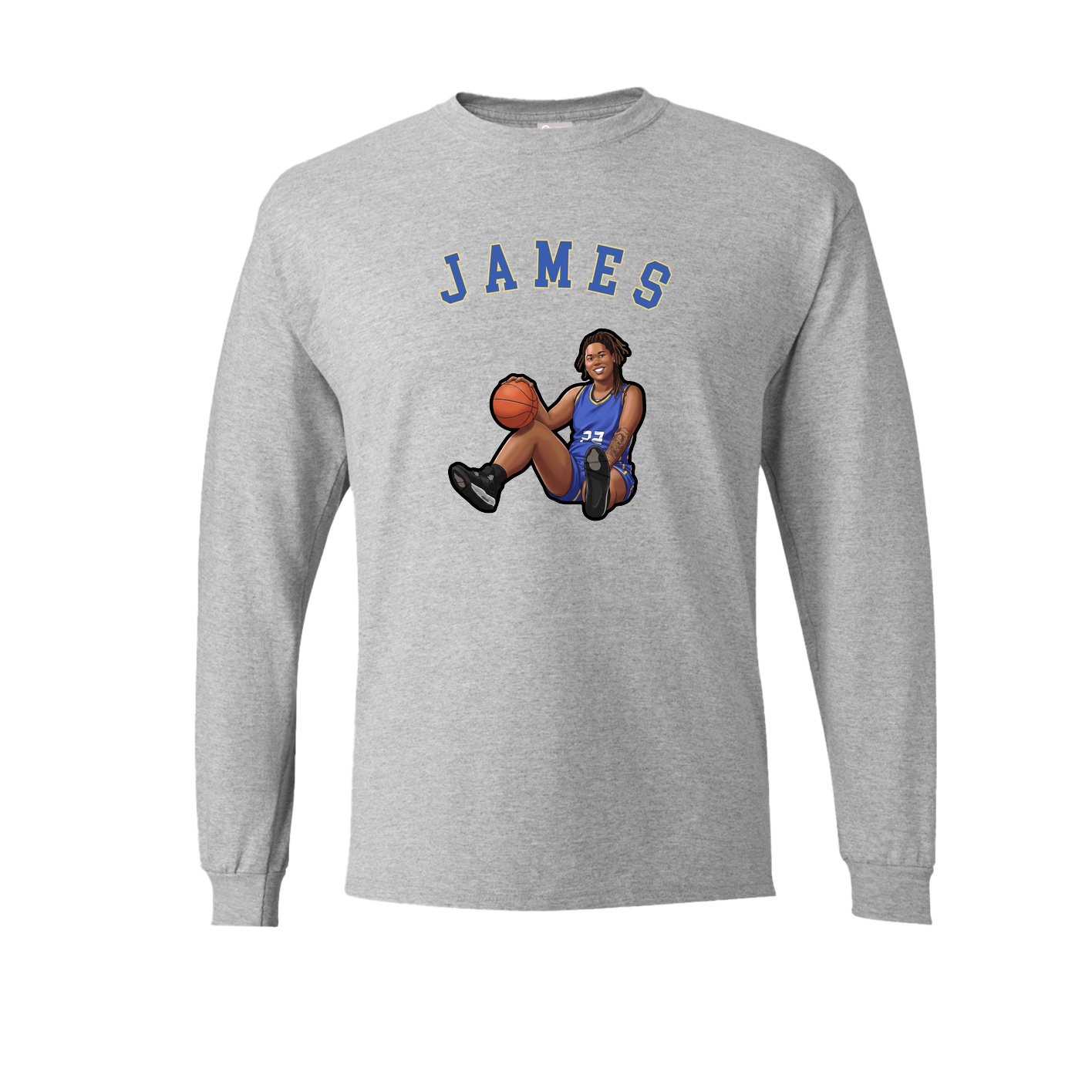 Long Sleeve Tee — Shirsey Arch in Grey