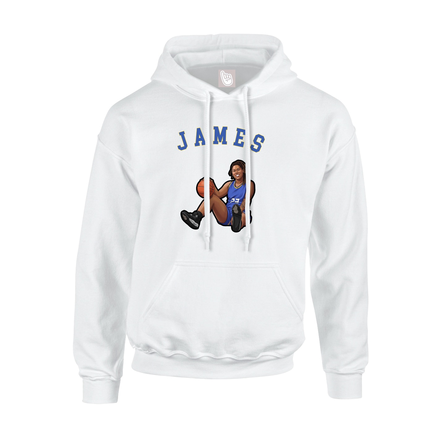 Hoodie — Shirsey Arch in White