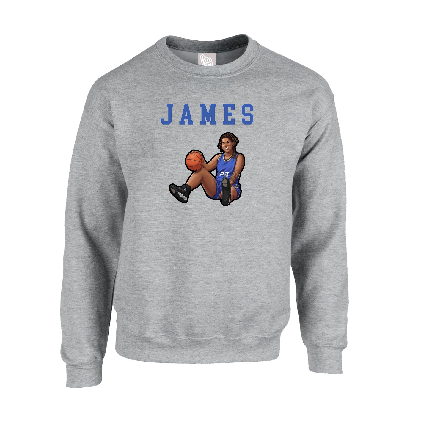 Fleece Crew — Shirsey in Grey