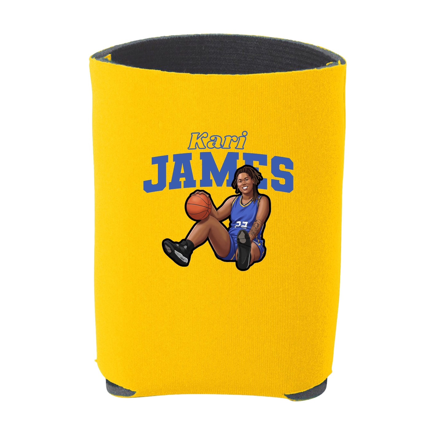 Can Holder — Name Arch in Yellow