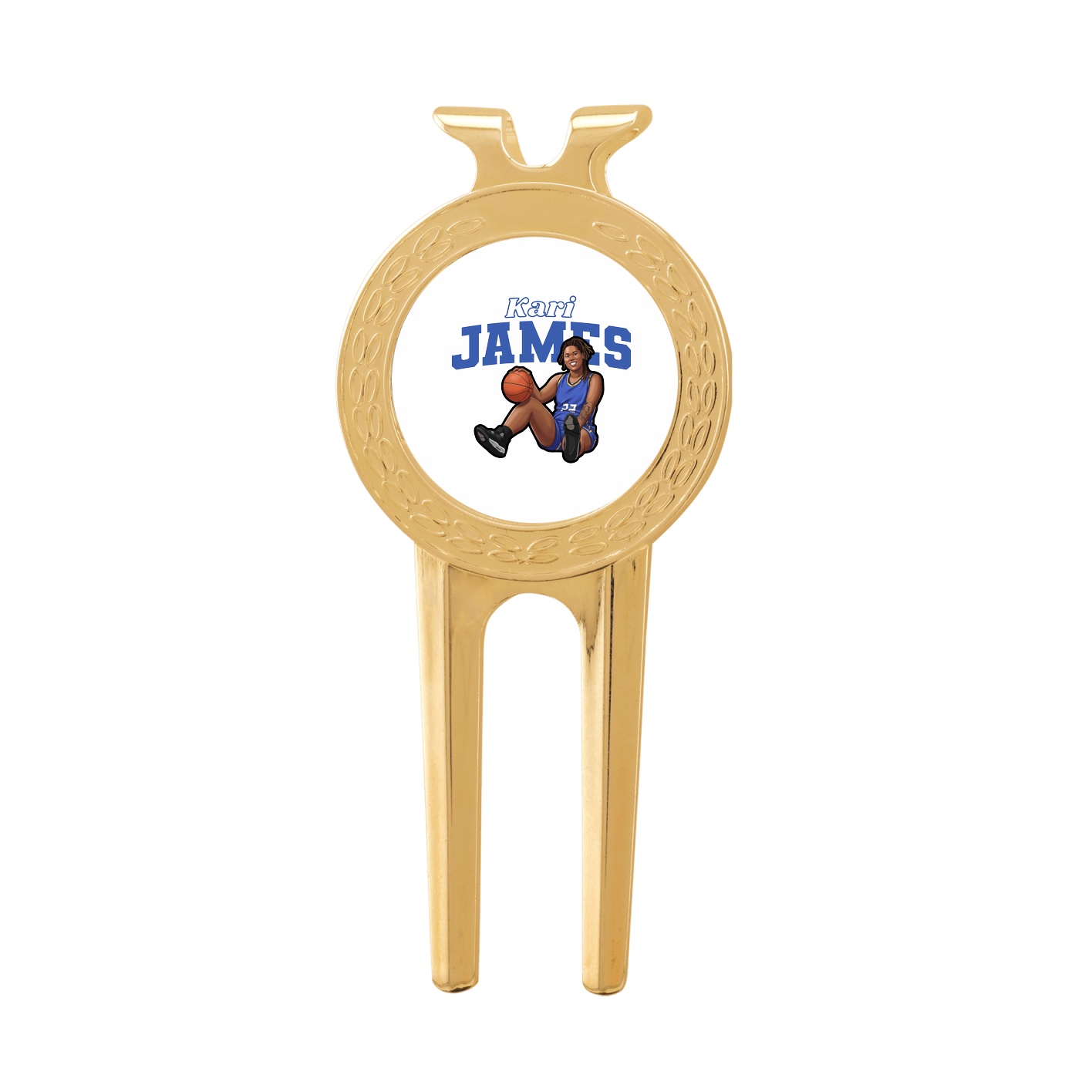 Divot Tool with Ball Marker — Name Arch in Classic
