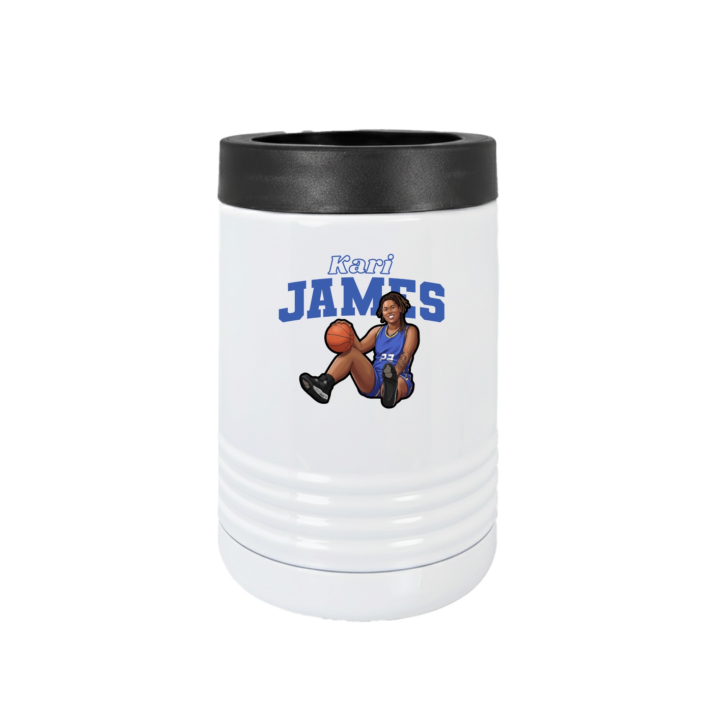 Beverage Holder — Name Arch in White