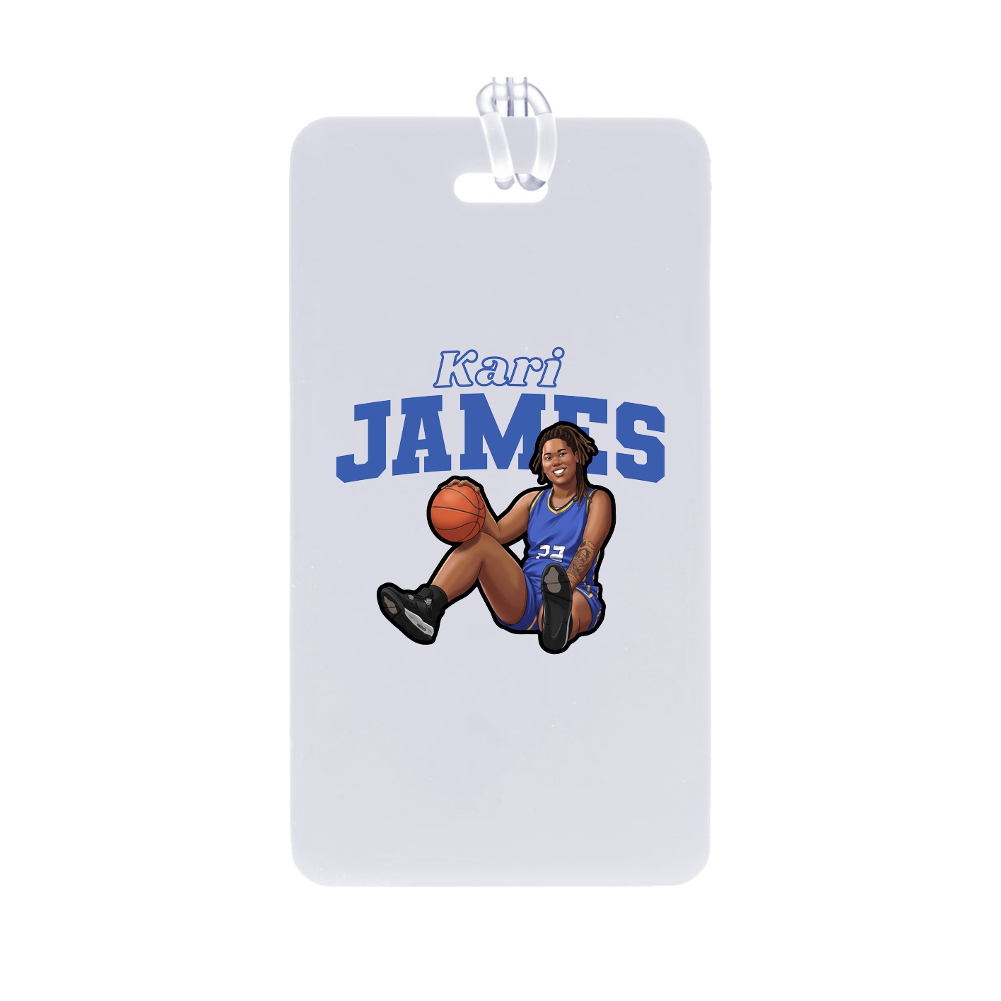 Bag Tag — Name Arch in Classic