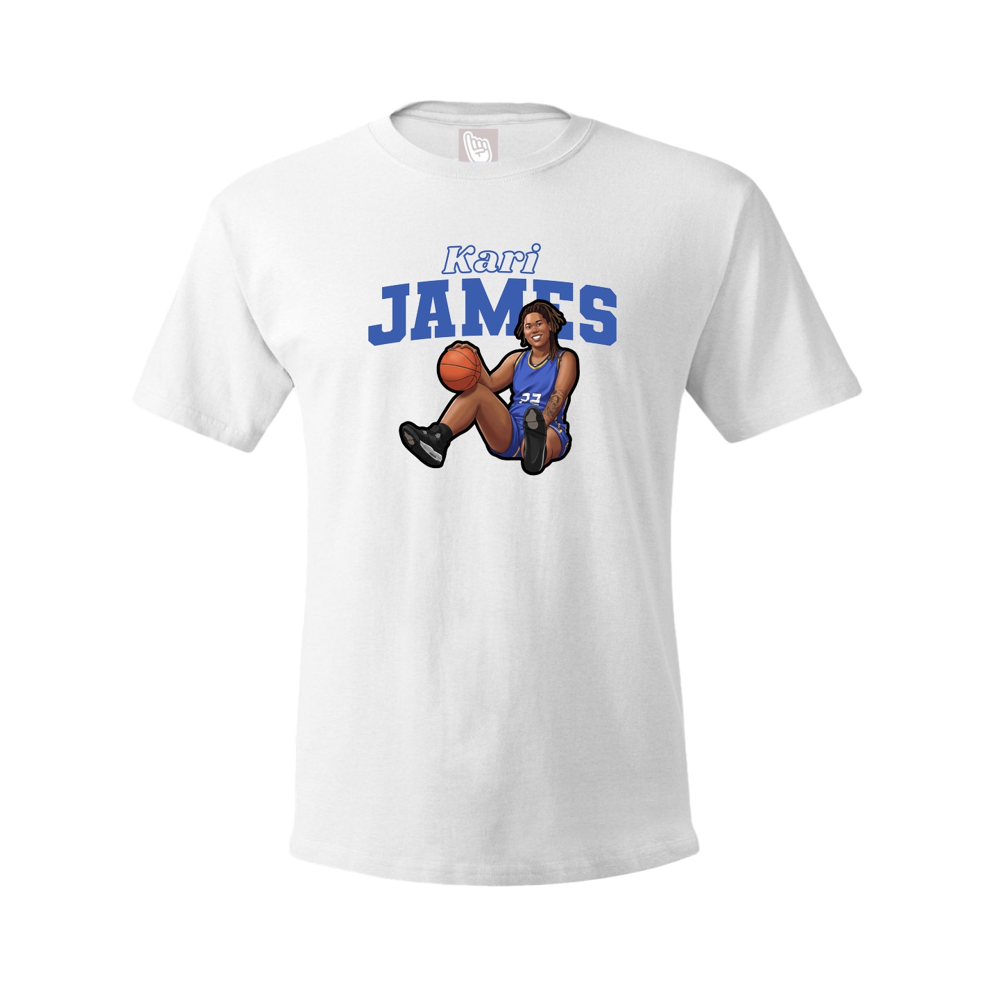Tee — Name Arch in White