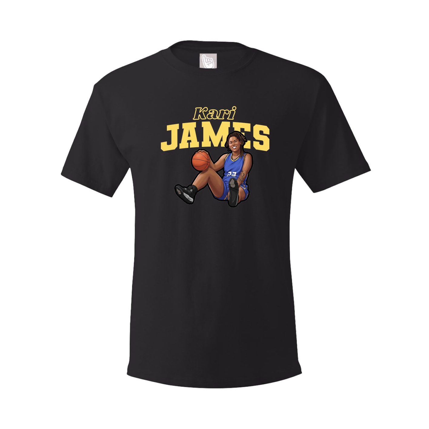 Youth Tee — Name Arch in Black