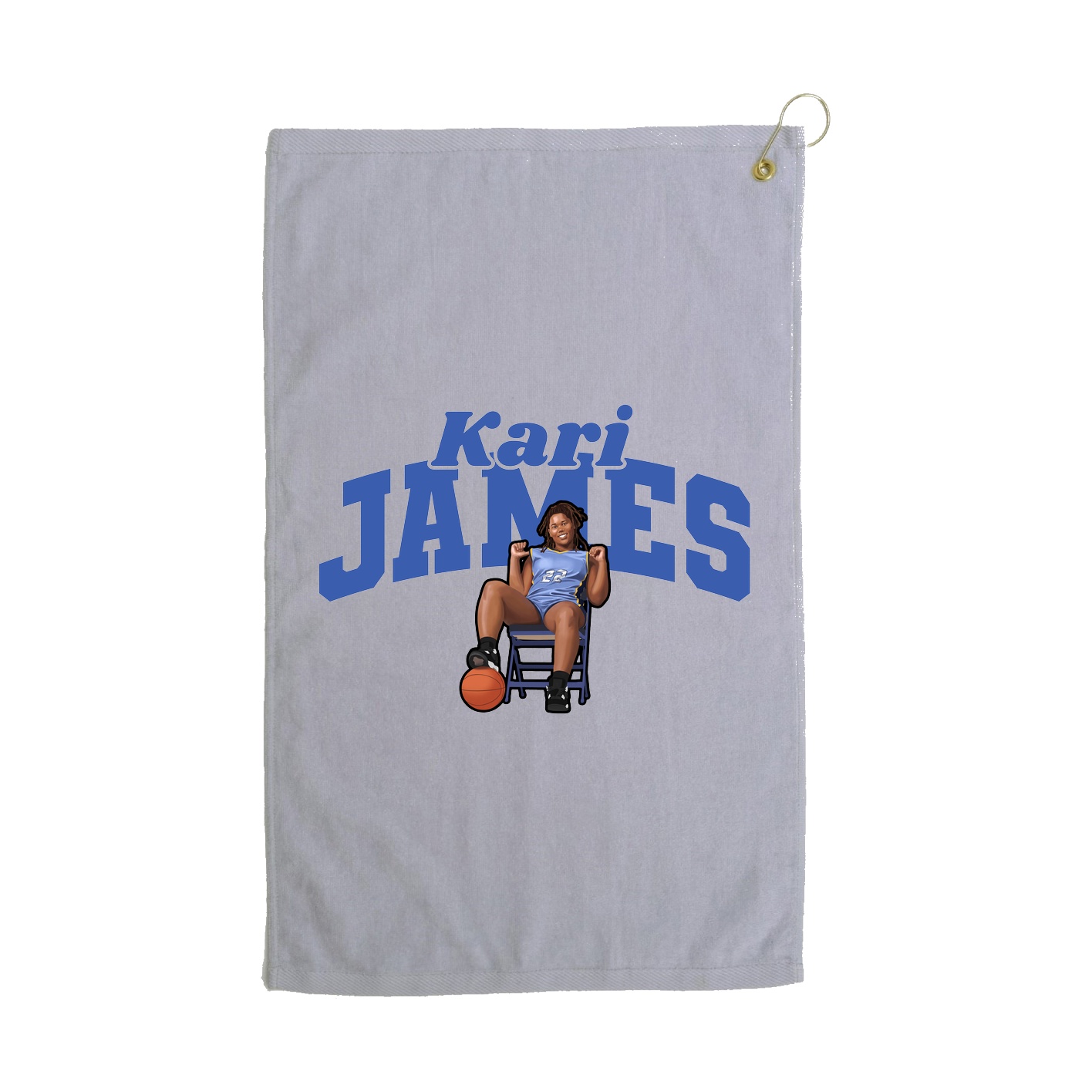 Golf Towel — Signature Arch in Grey