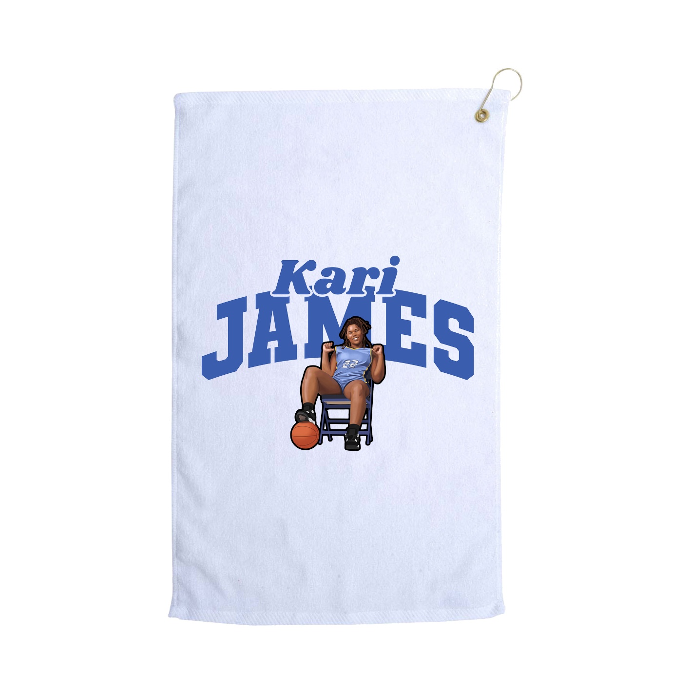 Golf Towel — Signature Arch in White